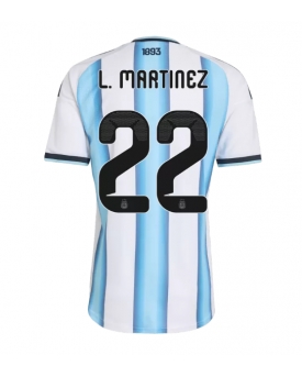 Billige Fotballdrakt Argentina Lautaro Martinez #22 Replika Hjemmedrakt Dame VM 2026 Kortermet Billige Fotballdrakt Argentina Lautaro Martinez #22 Replika Hjemmedrakt Dame VM 2026 Kortermet